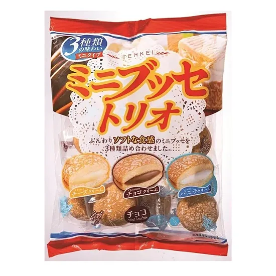 TenKei Japāņu Mini Bouchée Trio 130g